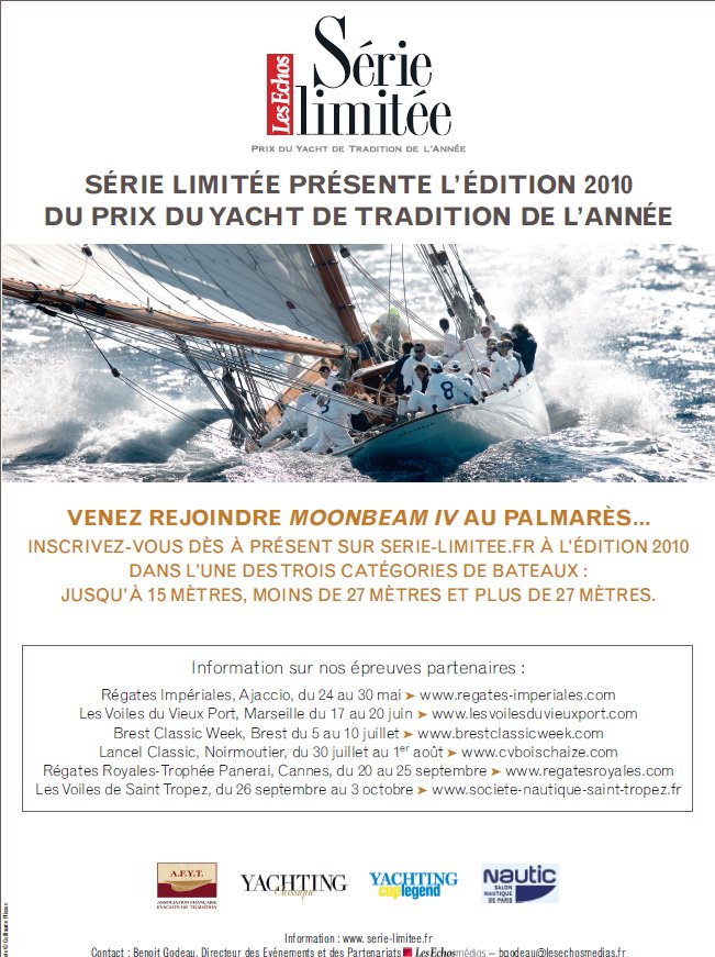 Prix Yacht de tradition - Les Echos - Série Limitée Prix Yacht de tradition - Les Echos - Série Limitée