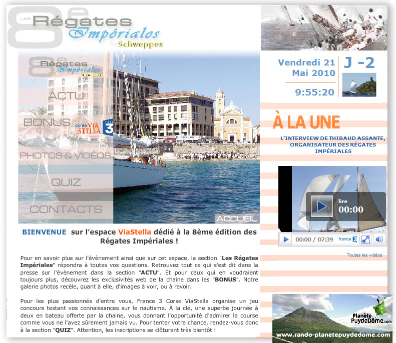 Les Régates Impériales 2010 comme si vous y étiez par France 3 Corse ViaStella Les Régates Impériales 2010 comme si vous y étiez par France 3 Corse ViaStella