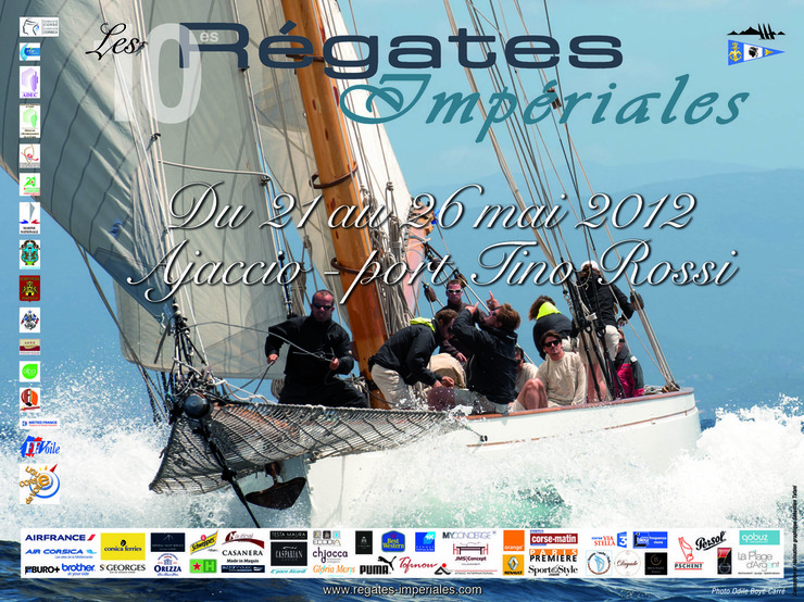 L'affiche des Régates Impériales 2012