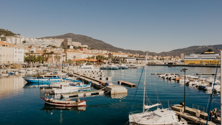 Le port Tino Rossi à Ajaccio