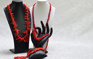 Pendentif corse en Corail Pendentif corse en Corail