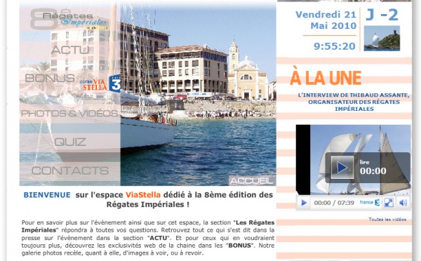 Les Régates Impériales 2010 comme si vous y étiez par France 3 Corse ViaStella