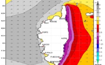 Avis de tempête sur la Corse